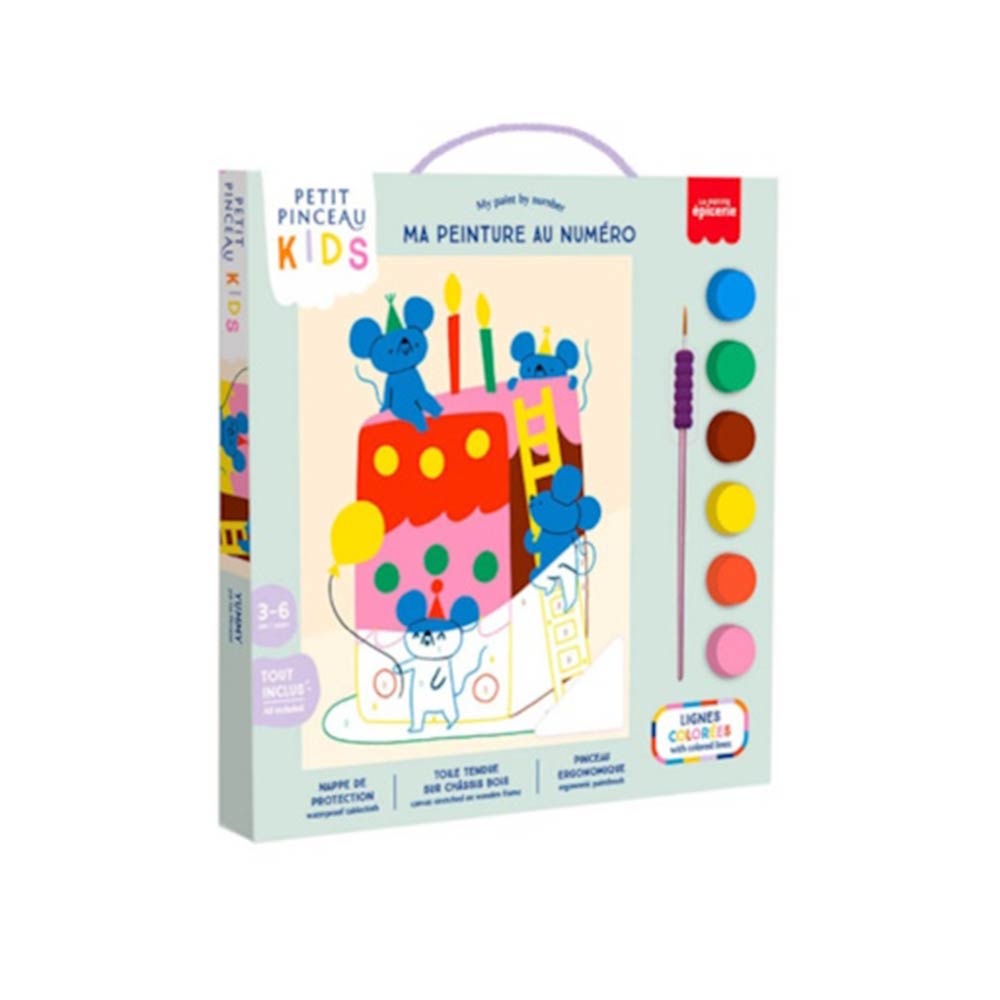 Σετ Ζωγραφικής με Αριθμούς Kids Yummy 351008 Petit Pinceau  - 103633