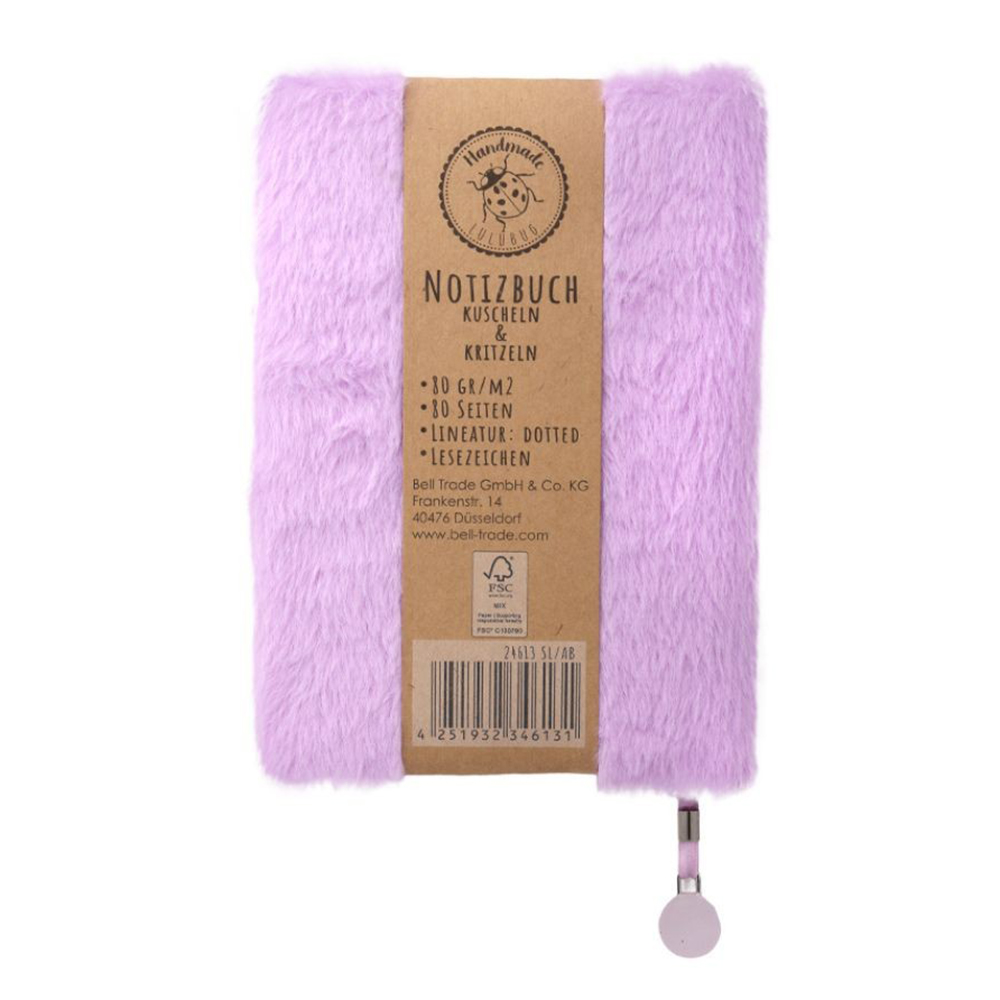 Λούτρινο Σημειωματάριο Mouse Berny 24613 Lulubug Handmade - 3