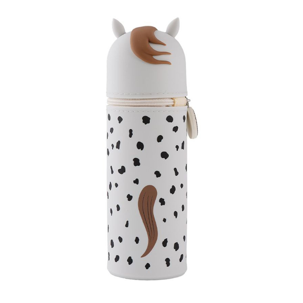 Κασετίνα - Μολυβοθήκη Σιλικόνης Dapple Gray Horse Flecky 24211 Lulubug Handmade - 1