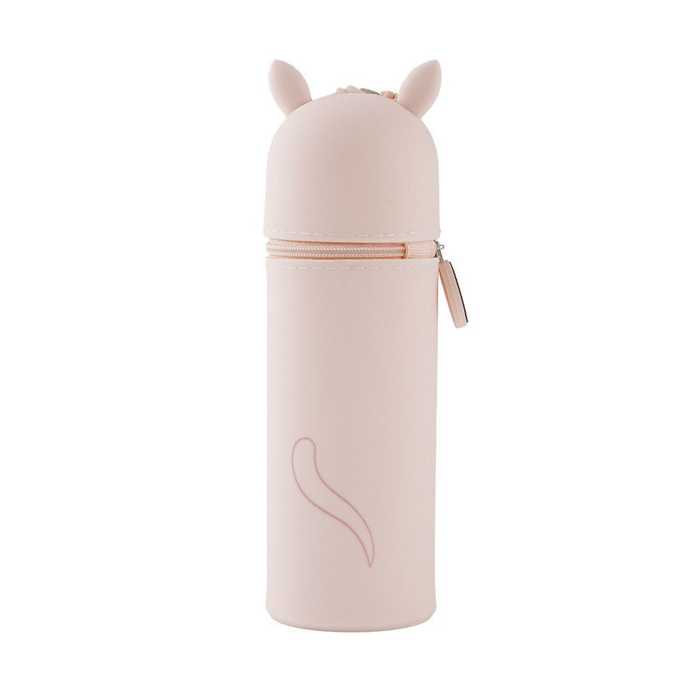 Κασετίνα - Μολυβοθήκη Σιλικόνης Kangaroo Rosy 24112 Lulubug Handmade - 1