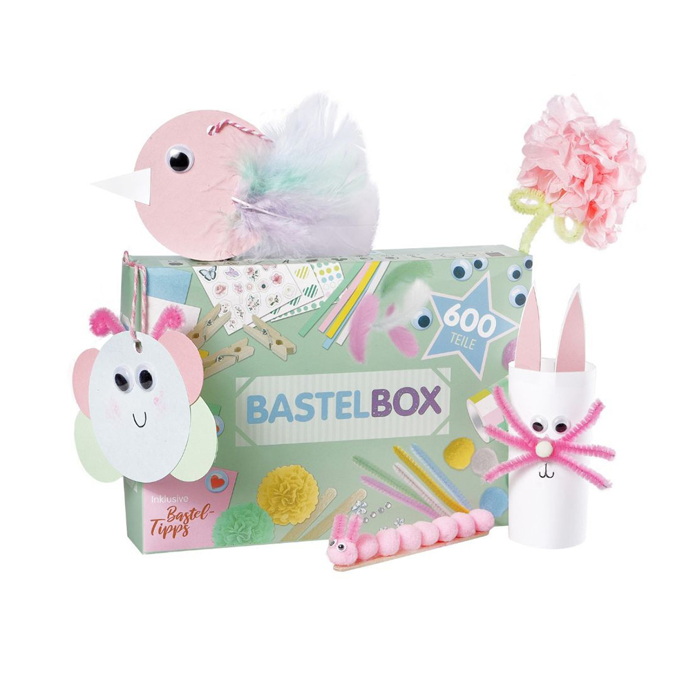 Κουτί Χειροτεχνίας 600 Τεμαχίων - Craft box Pastel 40003 Lulubug Handmade - 118251