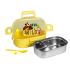 Ανοξείδωτο / Πλαστικό Φαγητοδοχείο Masha-Save The Wild 900ML 2 Θέσεων 33-BO-9000 Ecolife - 1