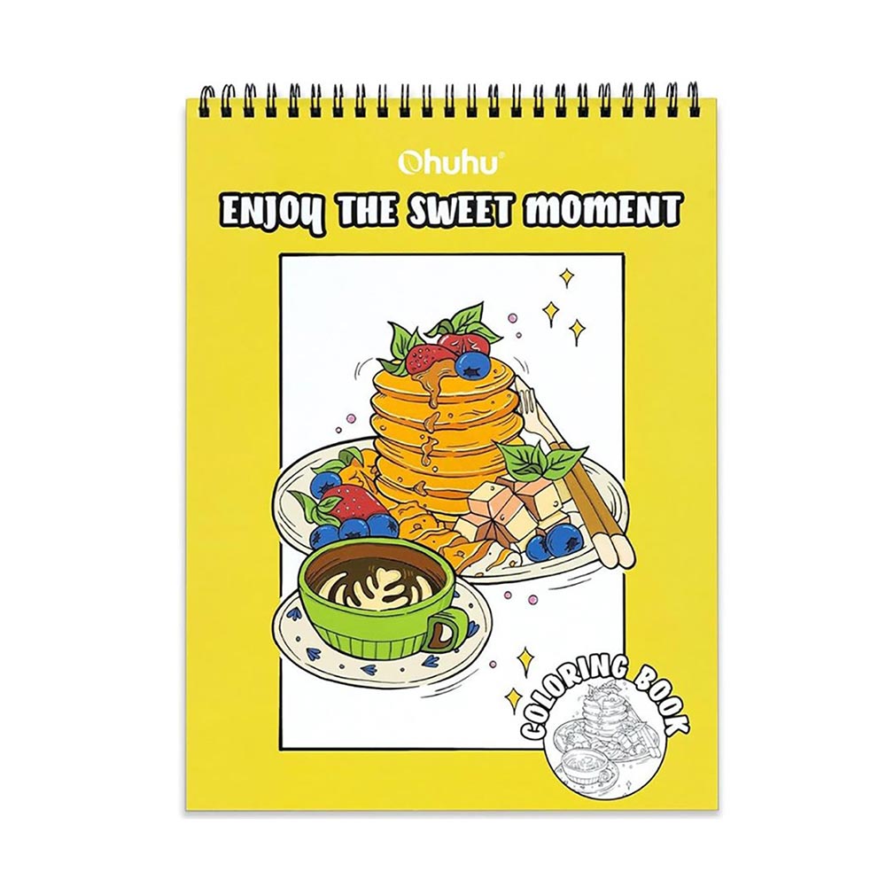Βιβλίο Ζωγραφικής Coloring Book Bleedproof Enjoy the Sweet Moment Y44-83000-64 Ohuhu - 105954