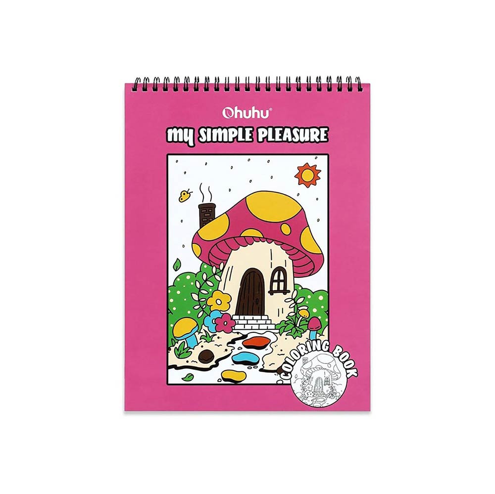 Βιβλίο Ζωγραφικής Coloring Book Bleedproof My Simple Pleasure Y44-83000-65 Ohuhu - 105958