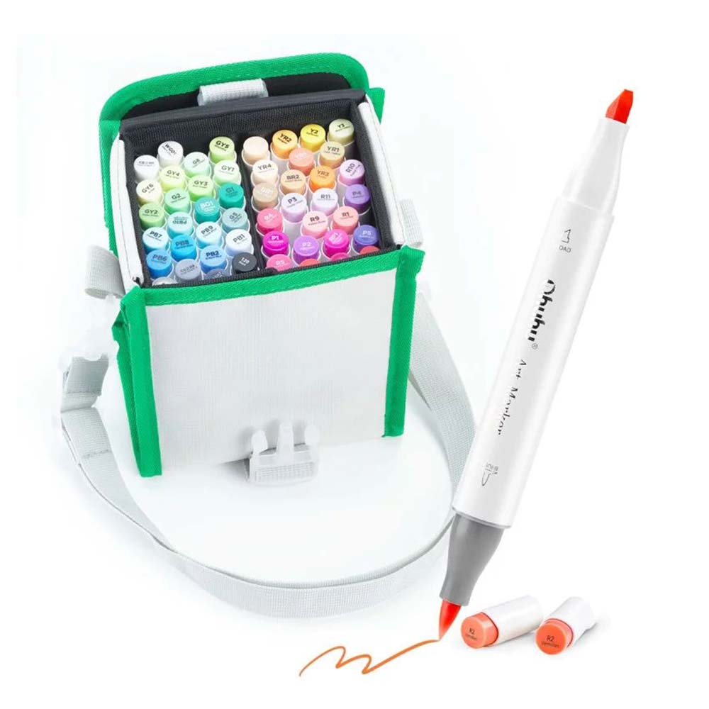 Μαρκαδόροι Αλκοόλης 48 τεμαχίων Διπλής Μύτης Honolulu OHU-Y30-80404-24 Ohuhu - 111502