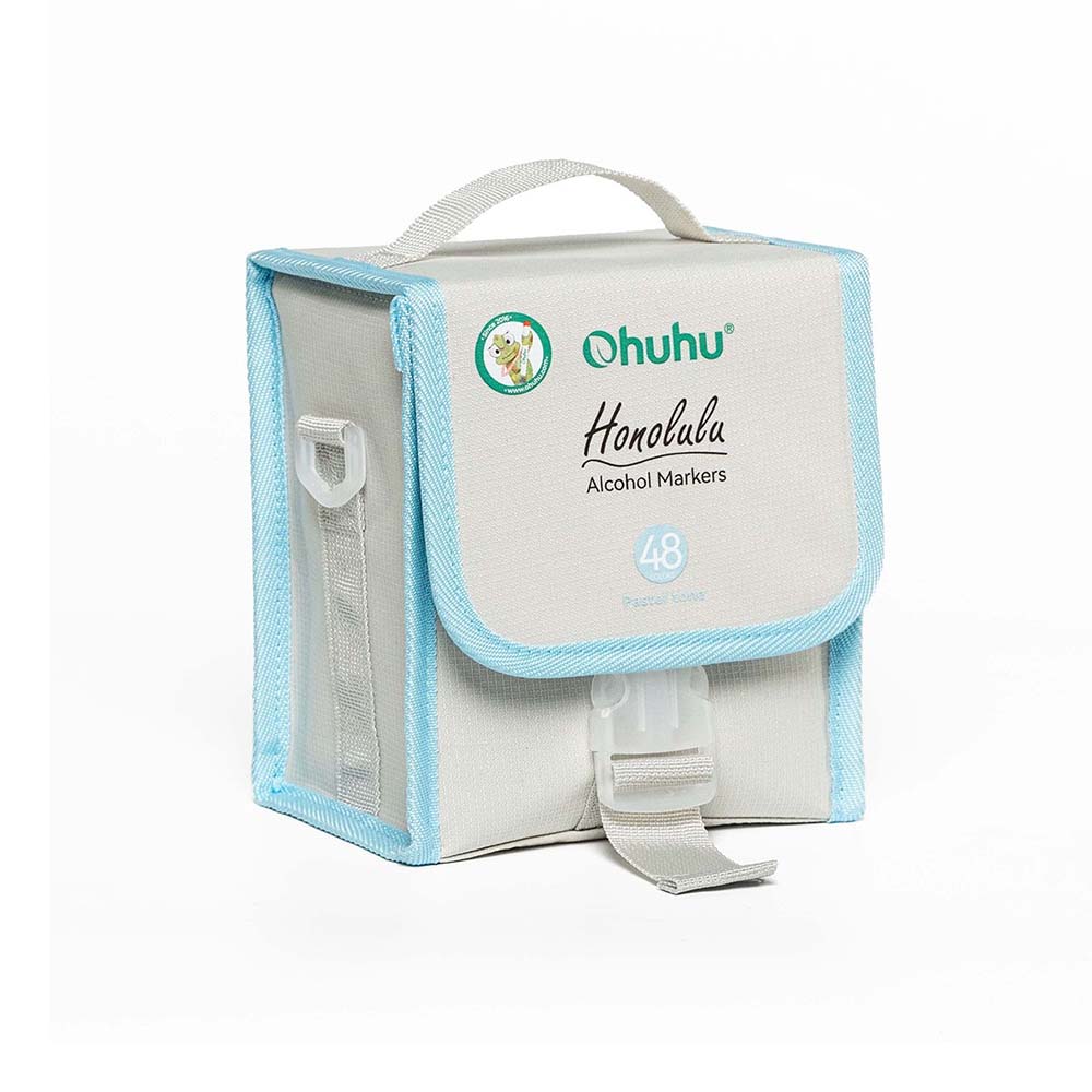 Μαρκαδόροι Αλκοόλης 48+1 τεμαχίων Διπλής Μύτης Honolulu Pastel - Tones  OHU-Y30-80404-26 Ohuhu - 111497