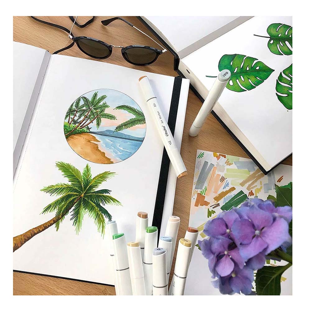 Μπλοκ Σχεδίου 30Φ 17,5 x 16cm 200gr OHU-Y44-83000-14 Ohuhu - 1