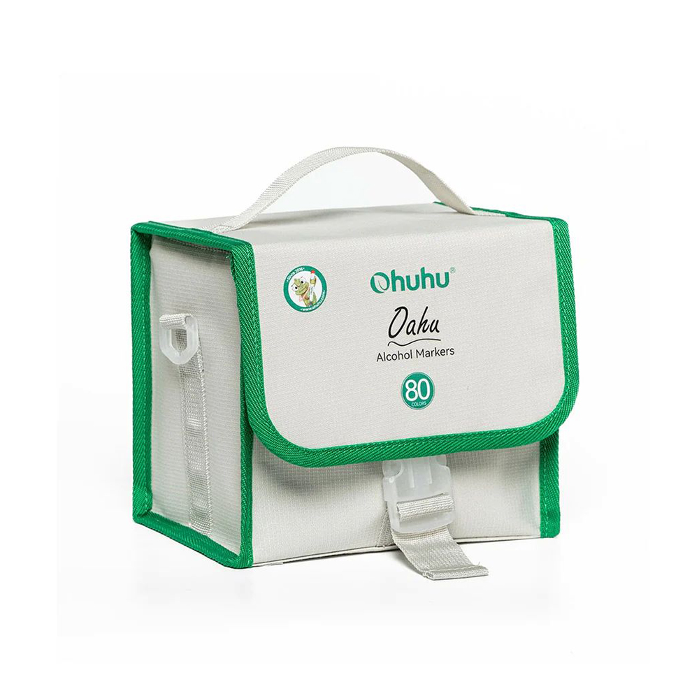 Μαρκαδόροι Αλκοόλης 80 τεμαχίων Διπλής Μύτης Oahu Fine & Chisel OHU-Y30-80405-05 Ohuhu - 114530