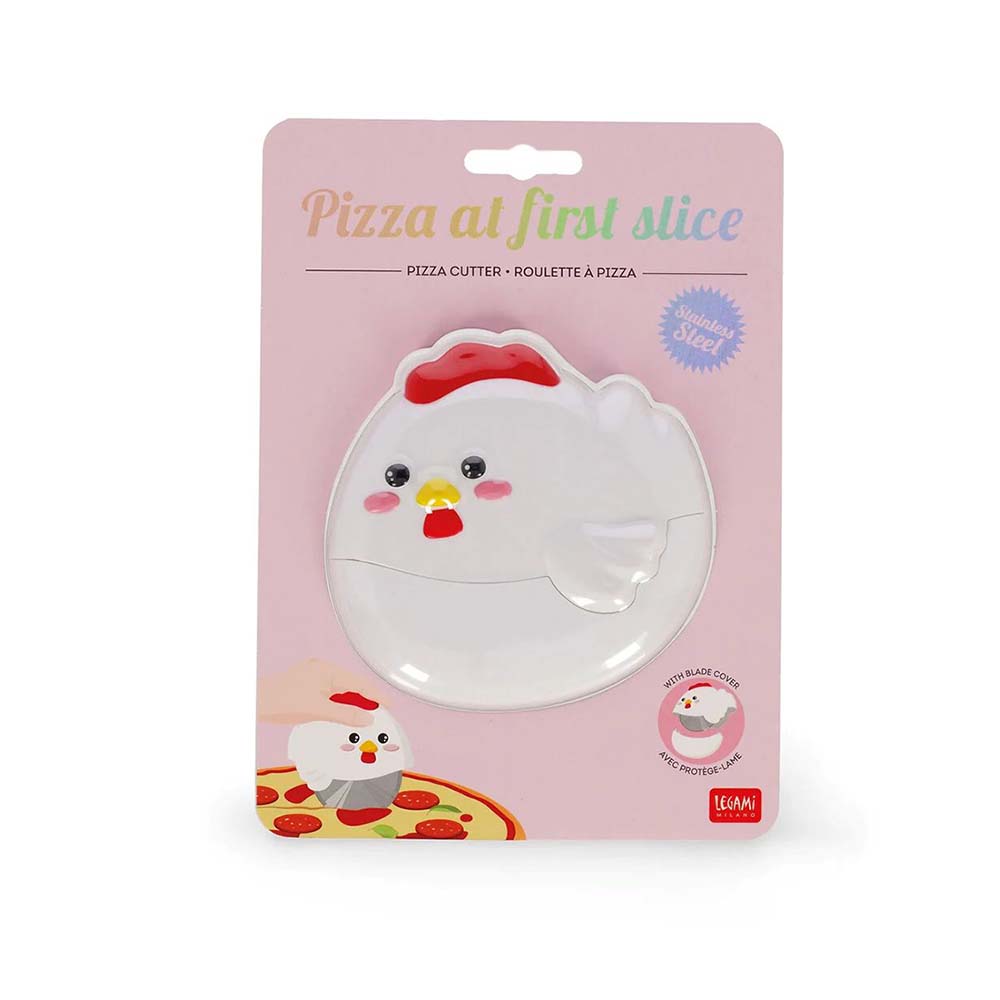 Pizza Cutter - Hen - Pizza at First Slice PCUT0002 Legami - 1