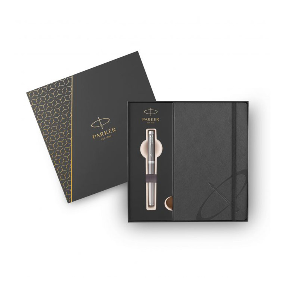 Στυλό I.M. Rituals Grey CT Rollerball Με Δώρο Σημειωματάριο Parker - 109498