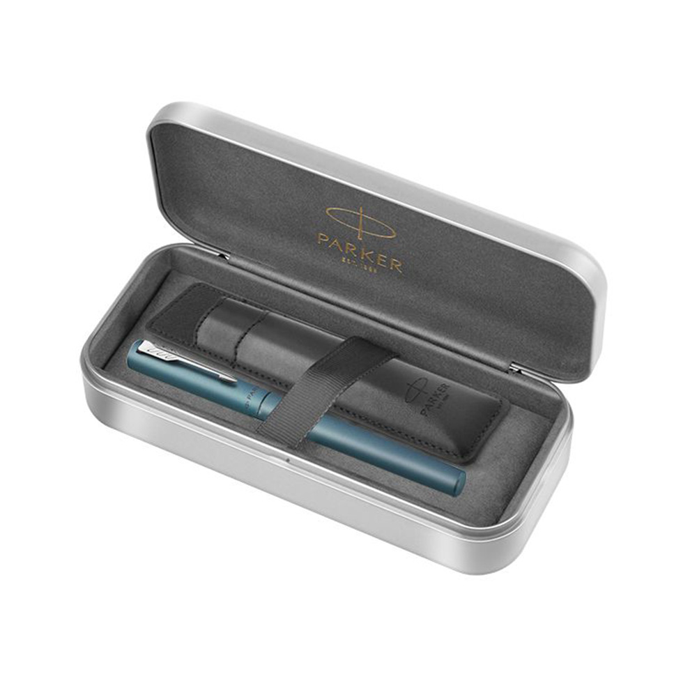 Στυλό Vector XL Teal Rollerball Με Δώρο Στυλοθήκη & Μεταλλική Κασετίνα Parker - 109544