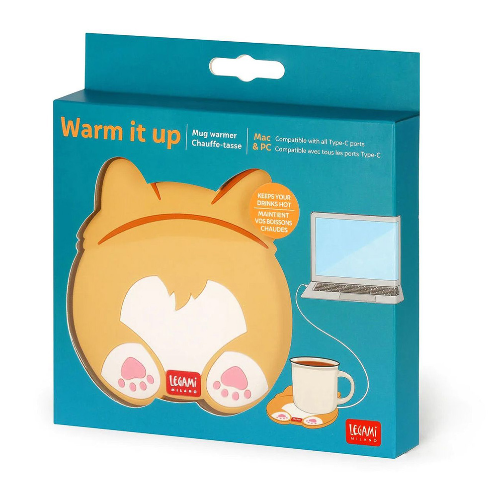 Θερμαινόμενη Βάση USB Mug Warmer Corgie - Warm It Up! - WIU0011 Legami - 107890