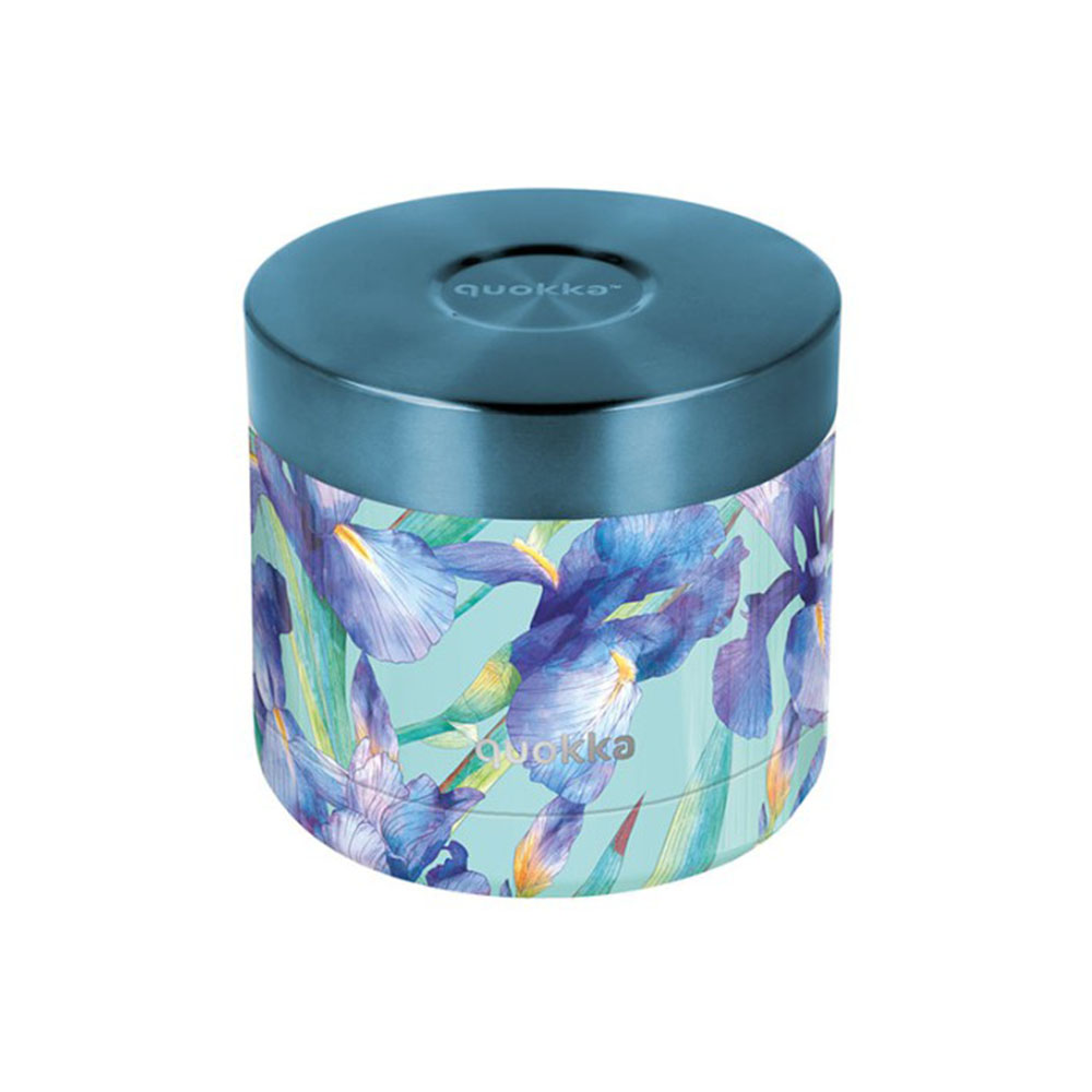 Δοχείο Φαγητού Θερμός Whim Blue Irises 600ml 41118 Quokka - 117181