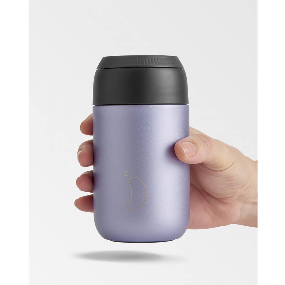 Ανοξείδωτο Ποτήρι Θερμός Coffee Cup Series 2 Metallic Lavender 340ml 22708 Chillys - 2