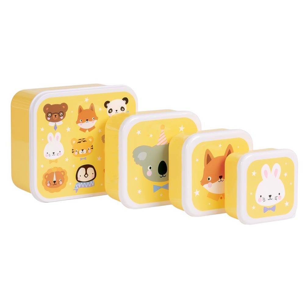 Σετ 4 Δοχεία Φαγητού Animal Friends SBSEAF81 A little lovely company - 104079