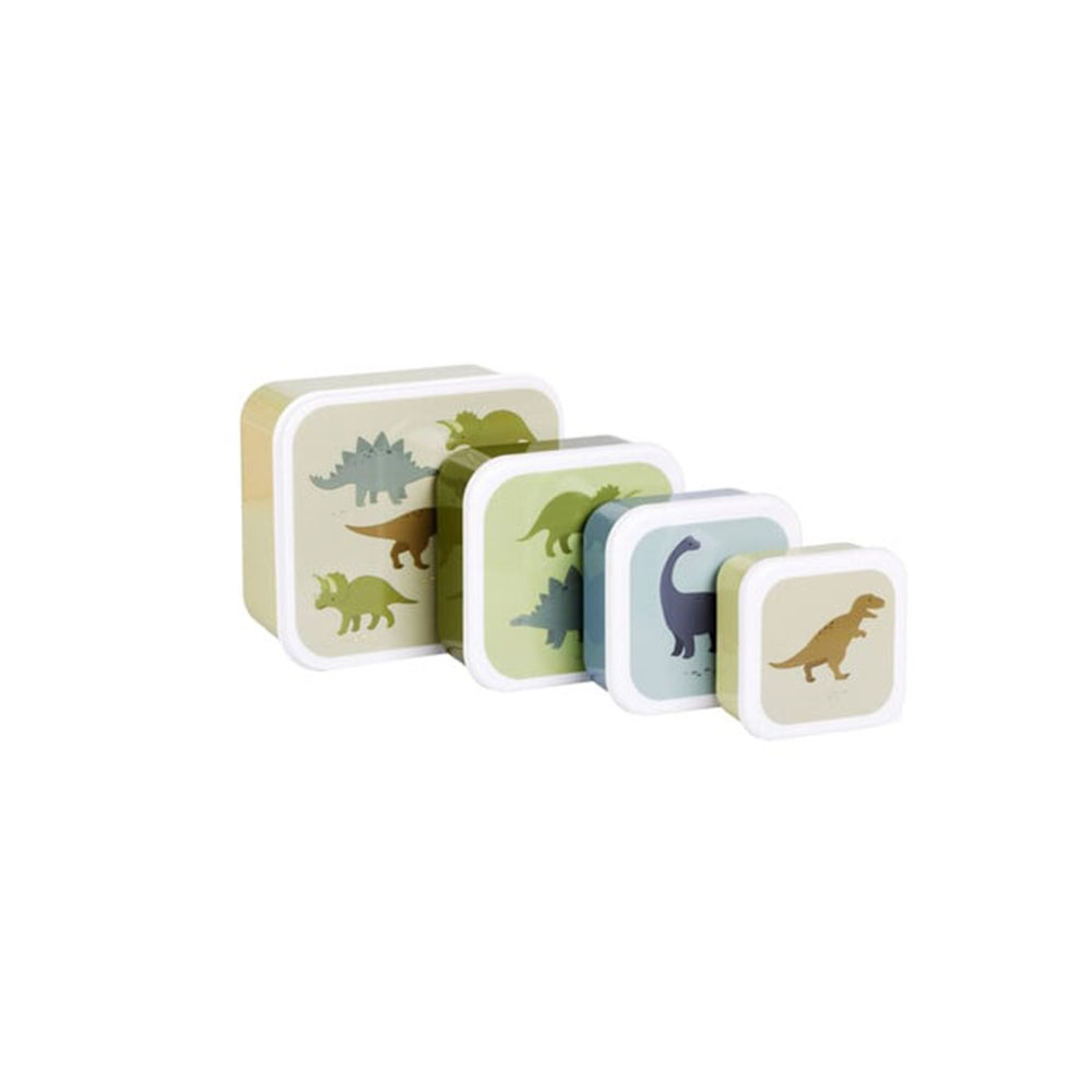 Σετ 4 Δοχεία Φαγητού Dinosaurs SBSEDI38 Little Lovely Company - 102049