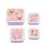 Σετ 4 δοχεία φαγητού Lunch & Snack Box - Flower Garden SBSEFG83 A little lovely company - 1