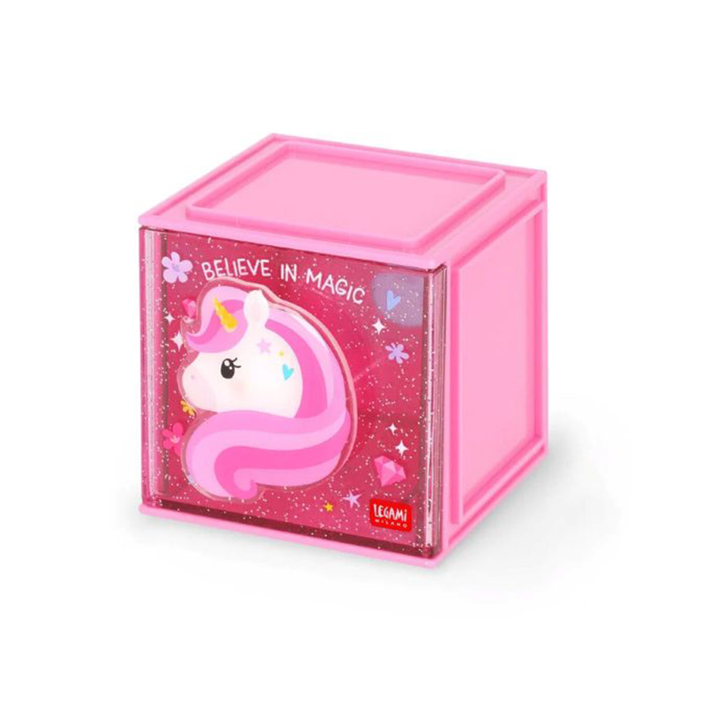 Κουτί Αποθήκευσης Γραφείου Cutie Cube Unicorn SBX0001 Legami - 102540