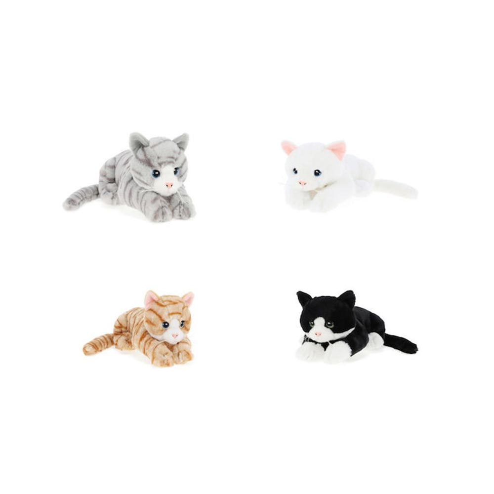 Λούτρινο Γατάκι 28cm 4 Σχέδια SE4250 Keel Eco - 109645