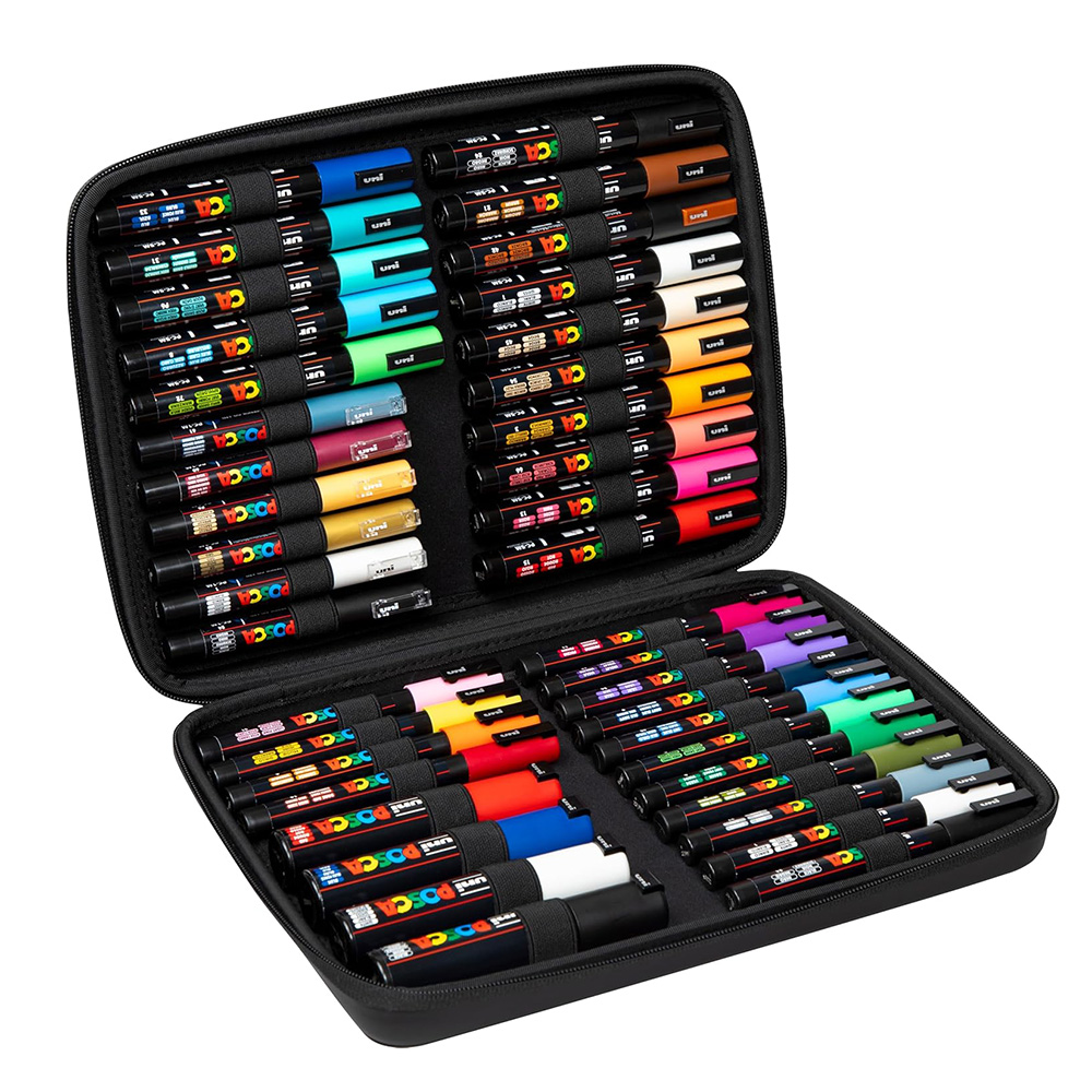 Σετ Μαρκαδόρων Uni Posca Fine Arts Premium Case Assorted Markers Limited Edition 40 Τεμαχίων Posca - 107955