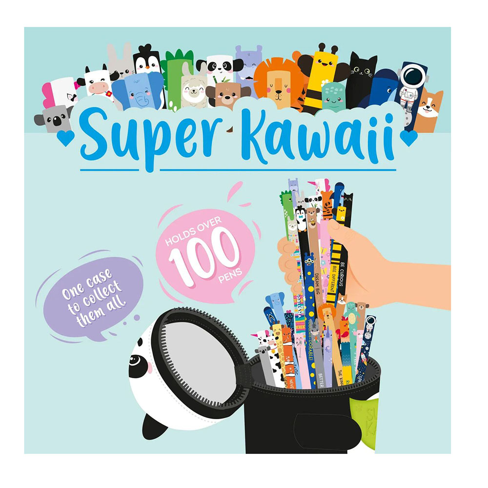 Επιτραπέζια Κασετίνα - Μολυβοθήκη Σιλικόνης Panda Super Kawaii SKA0001 Legami - 6