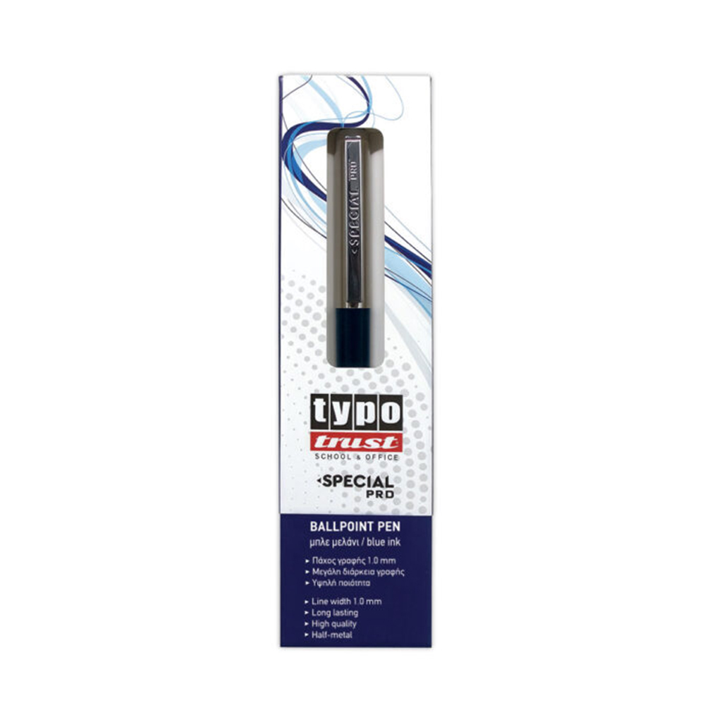Στυλό Διαρκείας Μπλέ PRO RT Half Metal 1.0 mm SP10610-13 Special - 1
