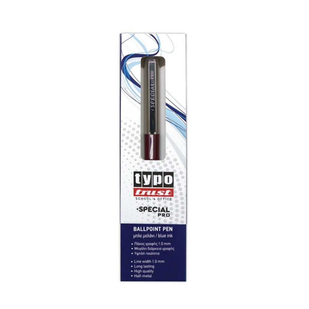 Στυλό Διαρκείας Μπορντώ PRO RT Half Metal 1.0 mm SP10610-19 Special - 1