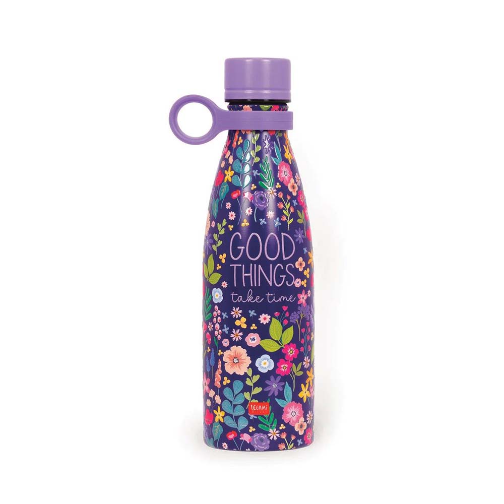  Ανοξείδωτο Μπουκάλι Θερμός Hot & Cold Vacuum Bottle - Flowers - 500ml SSB0023 Legami - 1