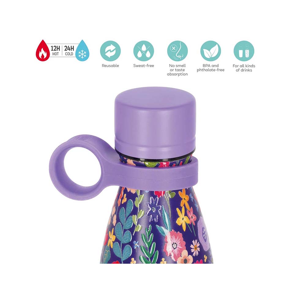  Ανοξείδωτο Μπουκάλι Θερμός Hot & Cold Vacuum Bottle - Flowers - 500ml SSB0023 Legami - 3