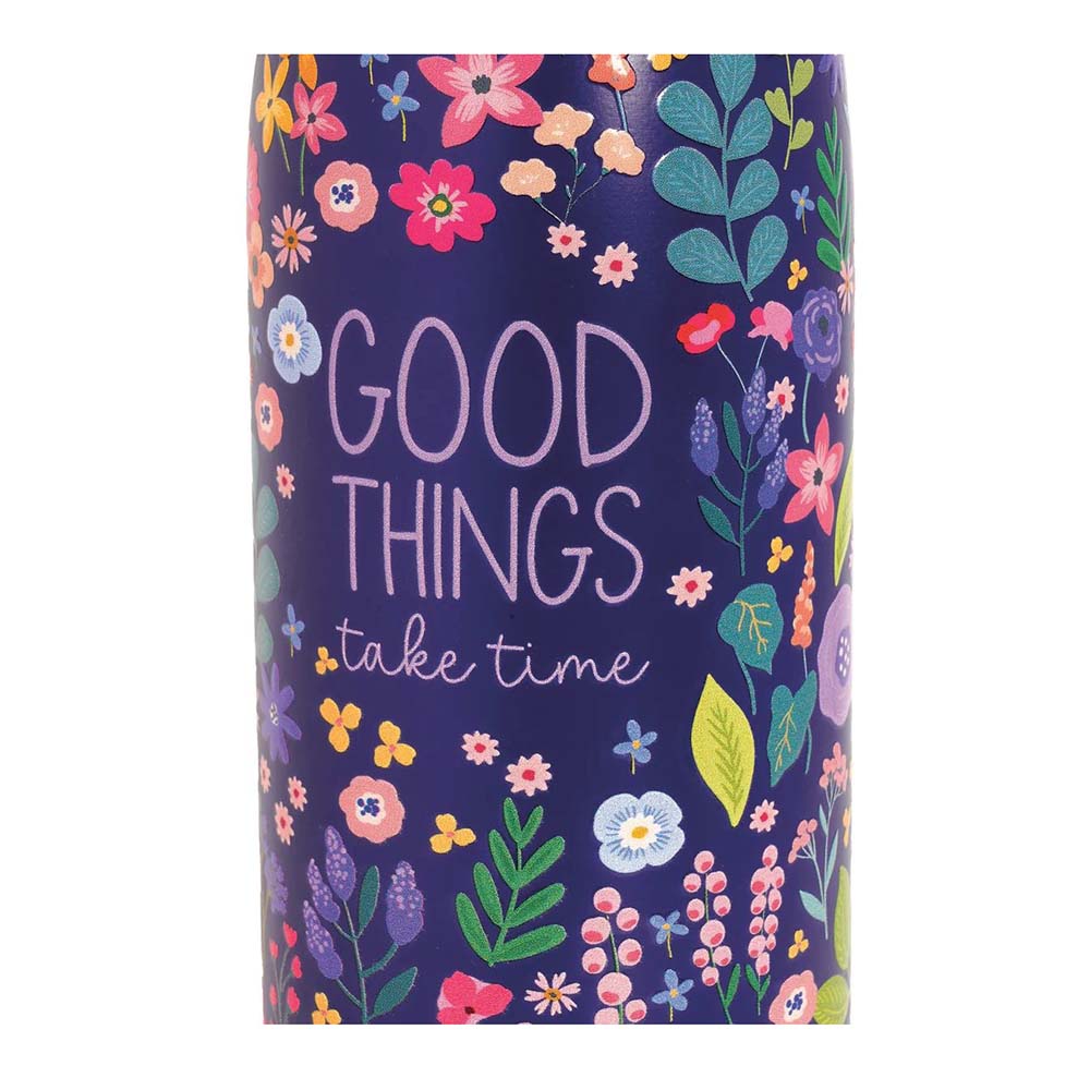 Ανοξείδωτο Μπουκάλι Θερμός Hot & Cold Vacuum Bottle - Flowers - 800ml SSBL0010 Legami - 3