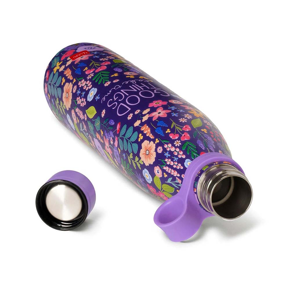 Ανοξείδωτο Μπουκάλι Θερμός Hot & Cold Vacuum Bottle - Flowers - 800ml SSBL0010 Legami - 2