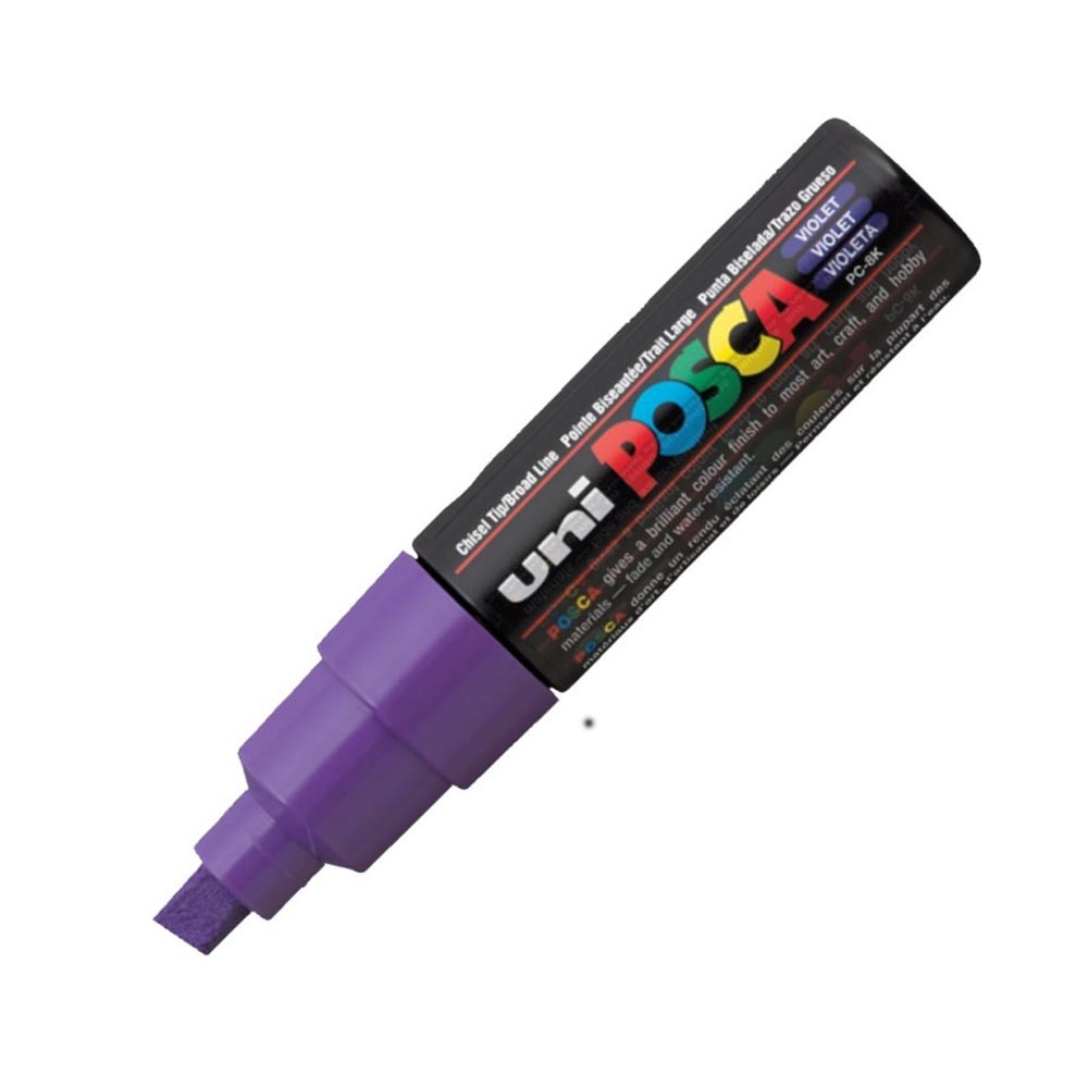 Μαρκαδόρος Ανεξίτηλος Posca 8.0mm Βιολετί PC-8K Uni