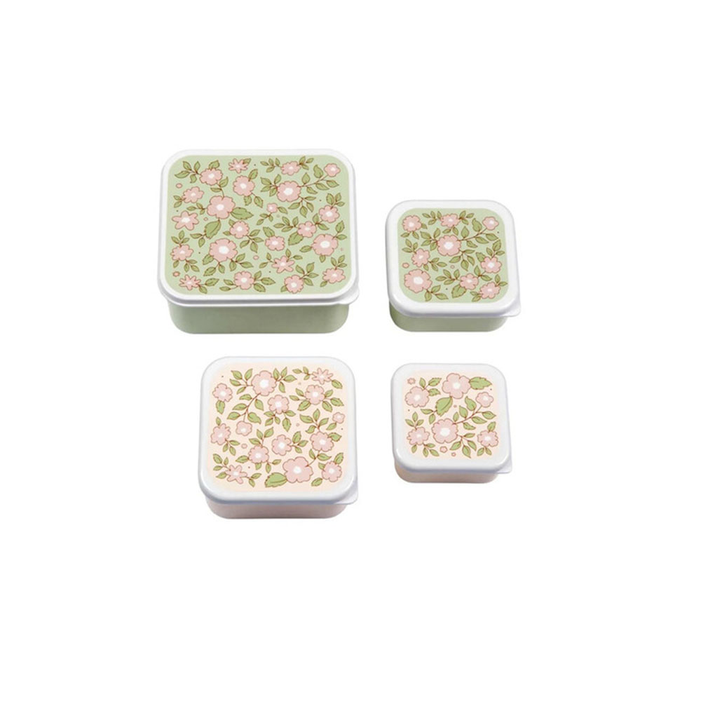 Σετ 4 Δοχεία Φαγητού Blossoms sage SBSEBL44 A little lovely company - 102041