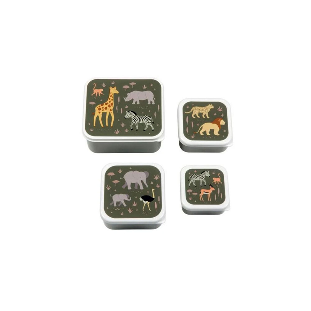 Σετ 4 Δοχεία Φαγητού Savanna SBSESA46 A little lovely company - 102046