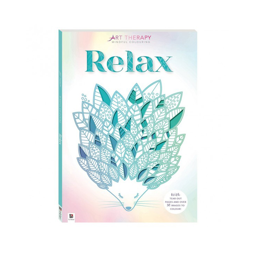 Βιβλίο Ζωγραφικής Αντιστρές Α4 Art Therapy Mindful Colouring Relax Hinkler - 108397