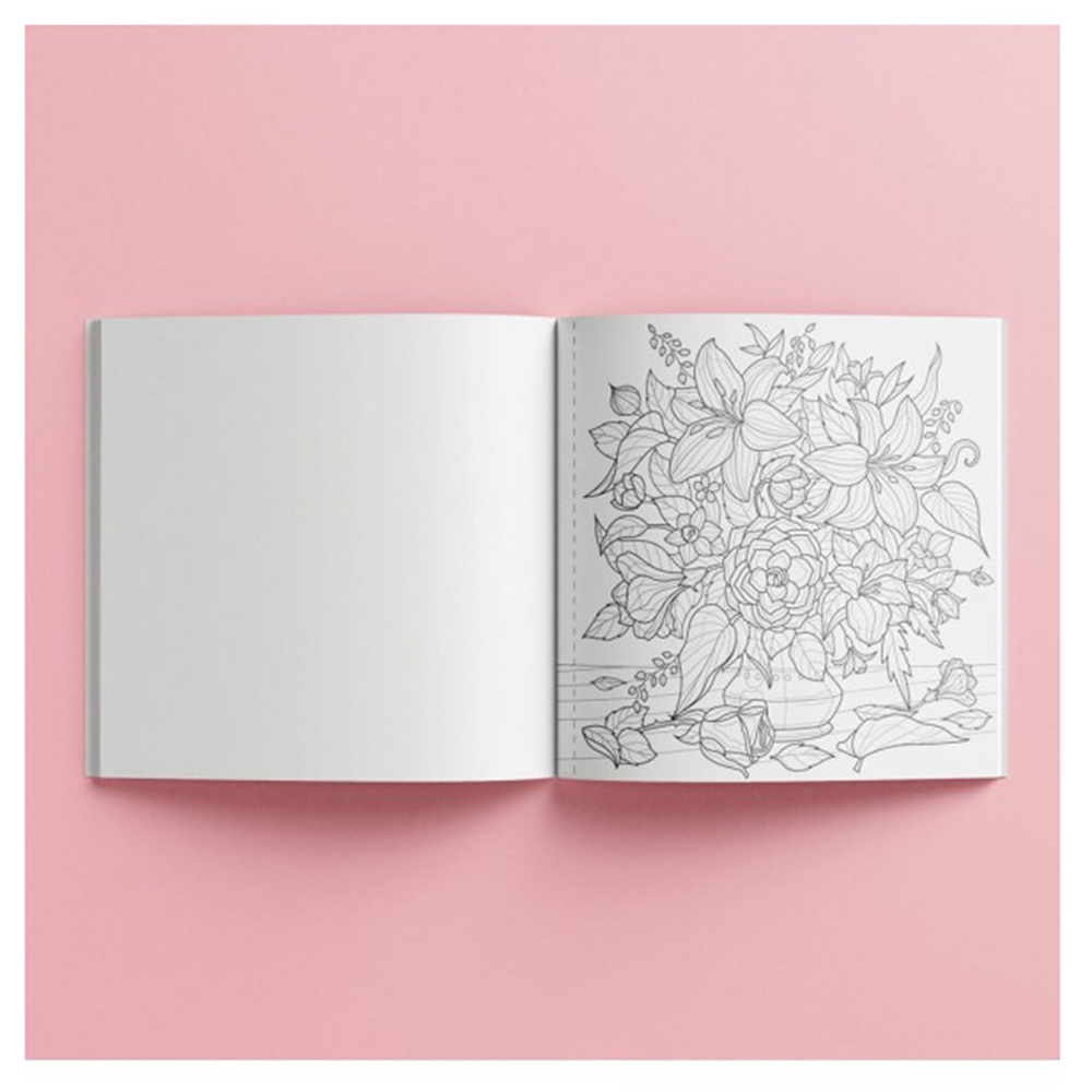 Βιβλίο Ζωγραφικής Αντιστρές Art Maker Botanicals Hinkler - 1