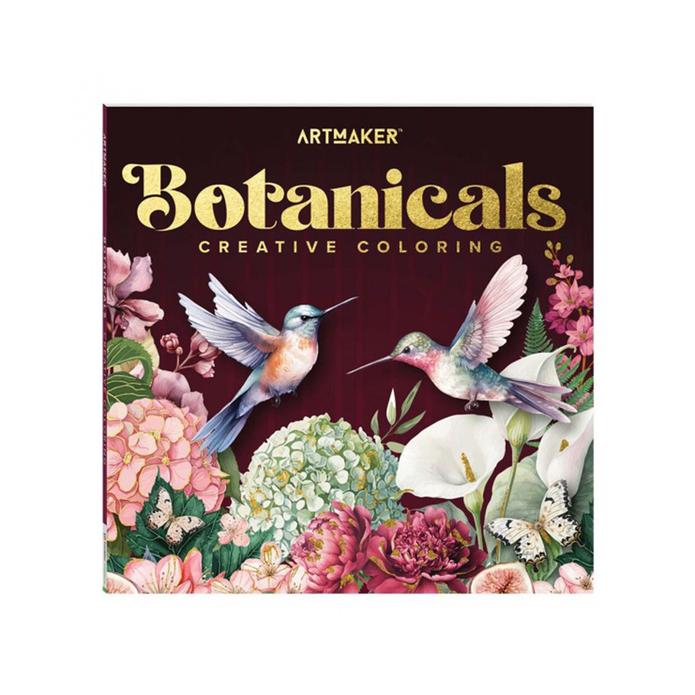 Βιβλίο Ζωγραφικής Αντιστρές Art Maker Botanicals Hinkler - 108381