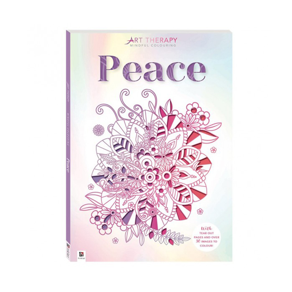 Βιβλίο Ζωγραφικής Αντιστρές Α4 Art Therapy Mindful Colouring Peace Hinkler - 108395