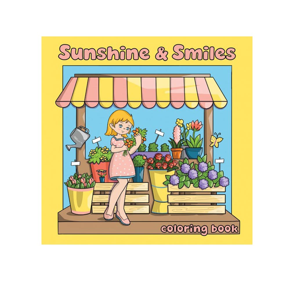 Βιβλίο Ζωγραφικής Coloring Book Sunshine & Smiles 72908 Καλεβράς  - 105941