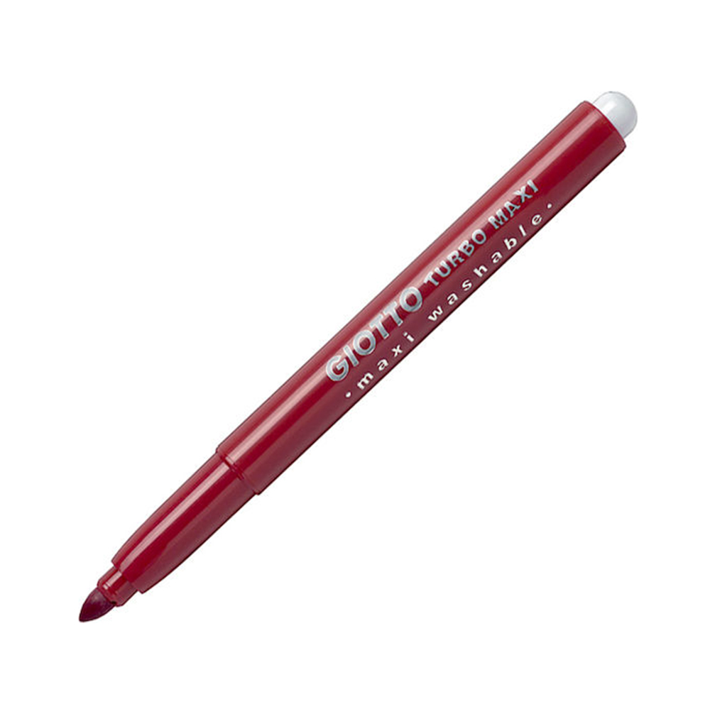 Μαρκαδόροι Χοντροί Turbo Maxi Κόκκινο 12τμχ 456011 Giotto - 2