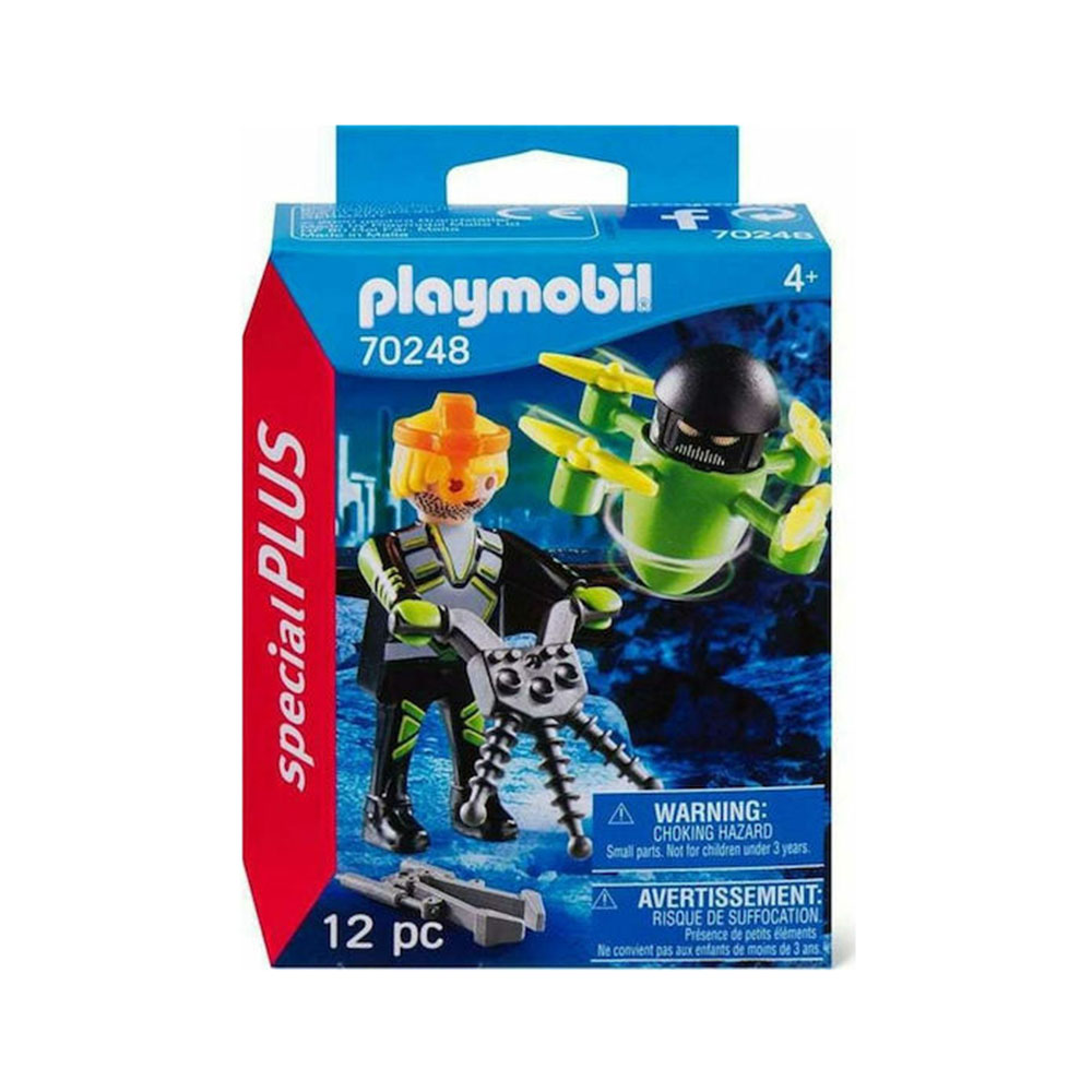 Special Plus Agent with Drone 70248 Playmobil - 112224