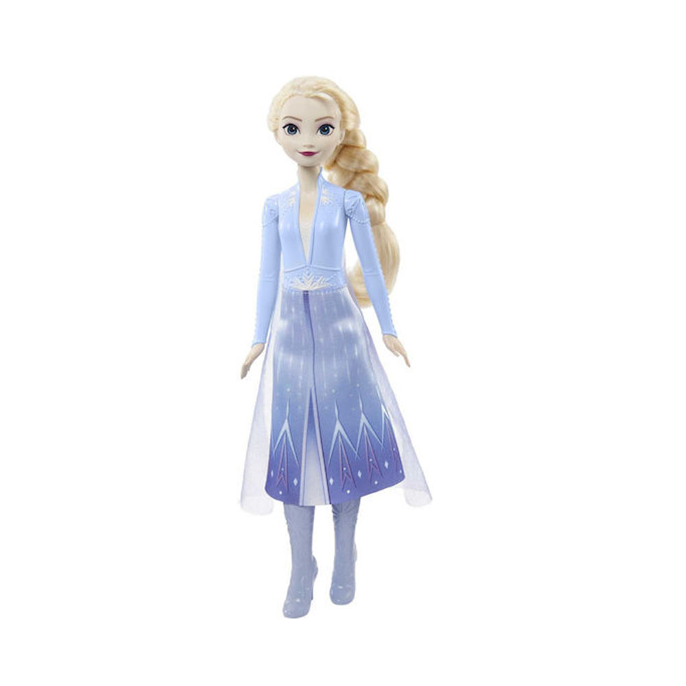 Κούκλα Elsa Frozen Με Γαλάζιο Φόρεμα HLW48 Disney Mattel  - 1