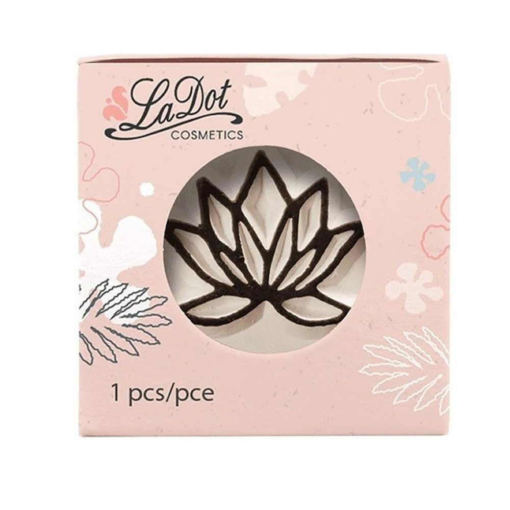 Στάμπα Για Τατουάζ Απο Πέτρα Small Lotus Flower 3cm LAS046 LaDot - 118583