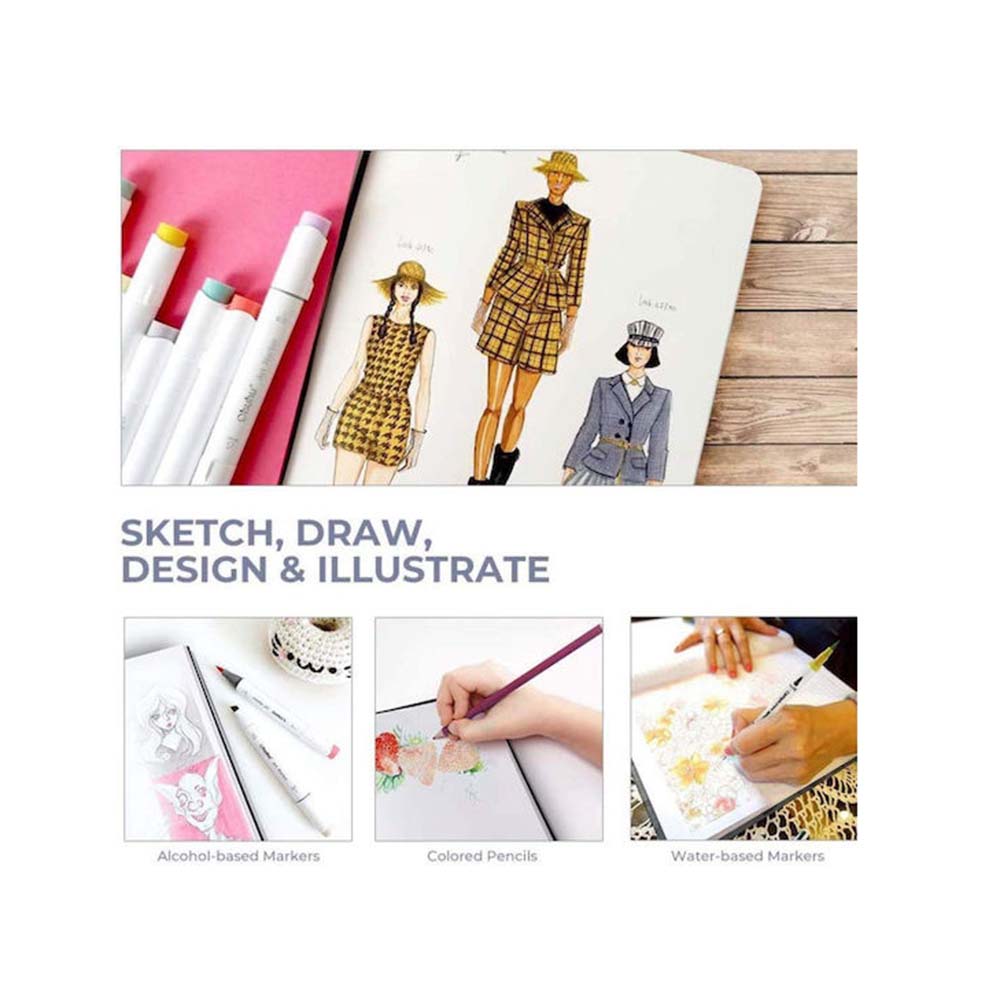 Μπλοκ Σχεδίου Sketchbook A3 29.7x42cm 48Φ OHU-Y44-83000-23 Ohuhu - 1