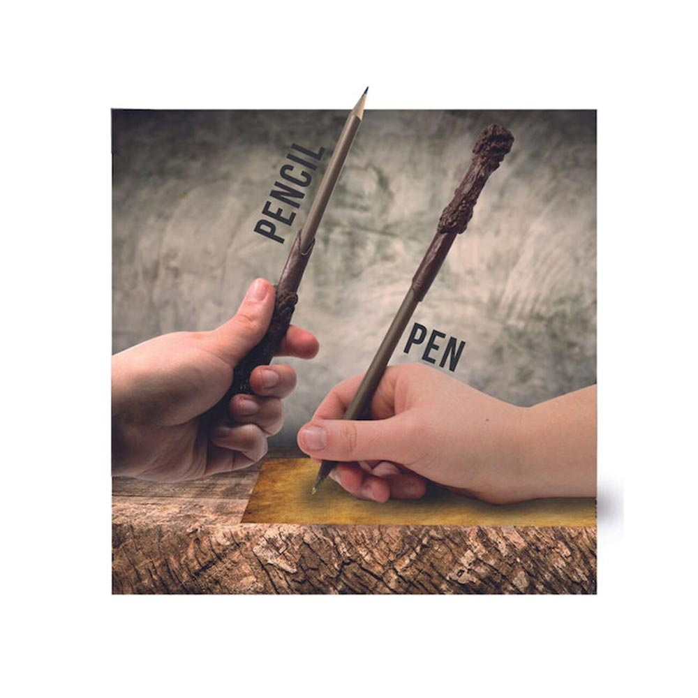 Σετ Μαγικό Ραβδί Μολύβι - Στυλό Harry Potter SLHP521 Blue Sky - 1