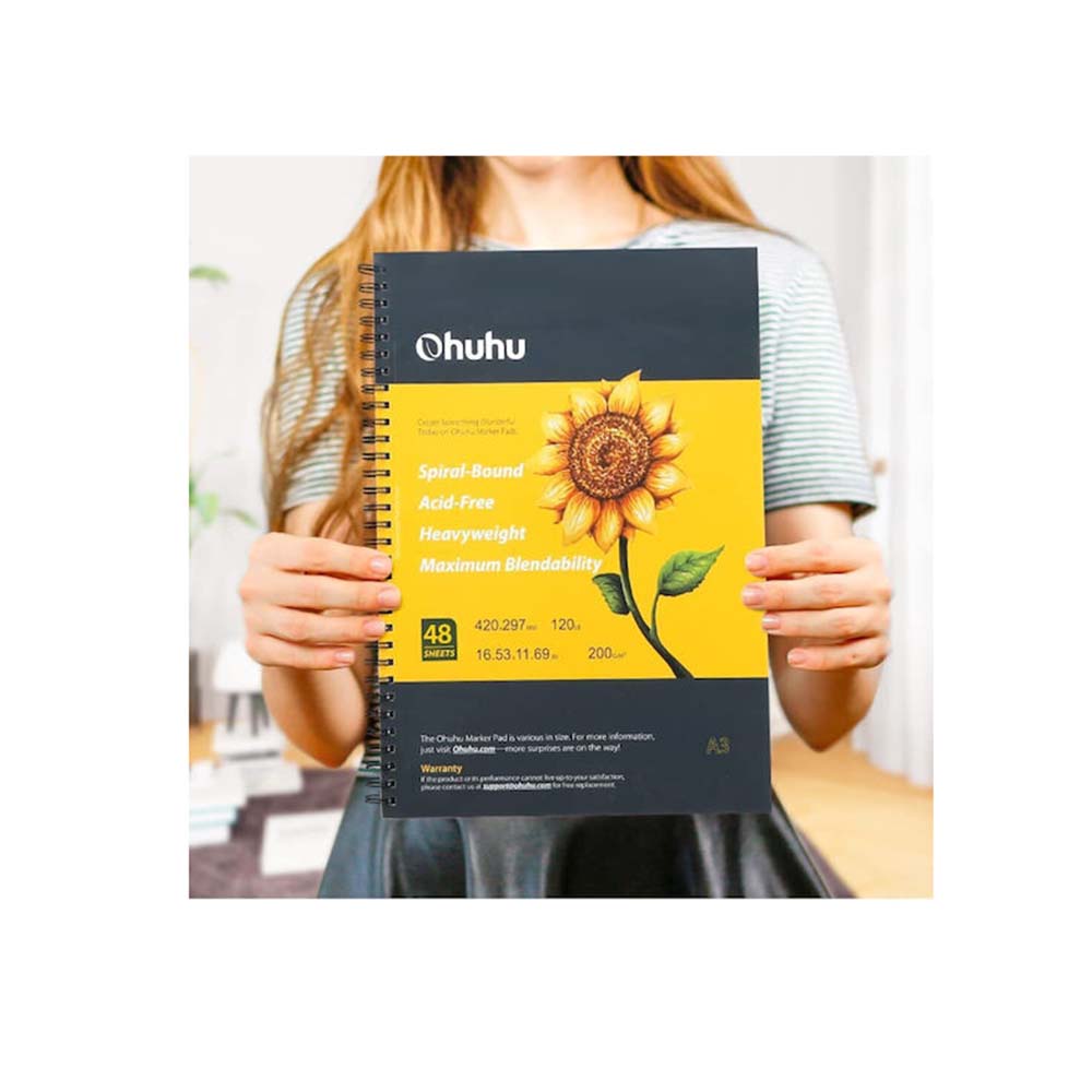 Μπλοκ Σχεδίου Sketchbook A3 29.7x42cm 48Φ OHU-Y44-83000-23 Ohuhu - 2