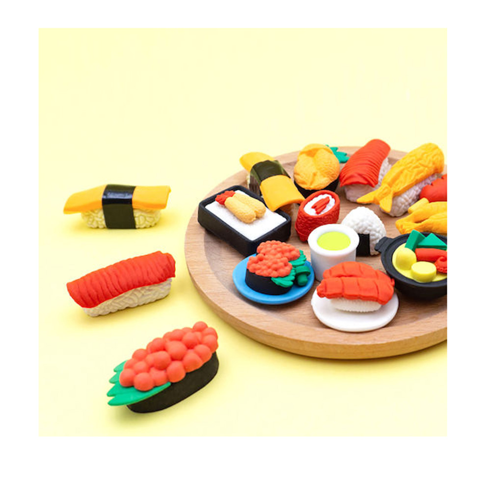 Σετ Γόμες 4 Τεμαχίων Fancy Erasers In Lunchbox: Sushi QH-8614 Qihao - 1