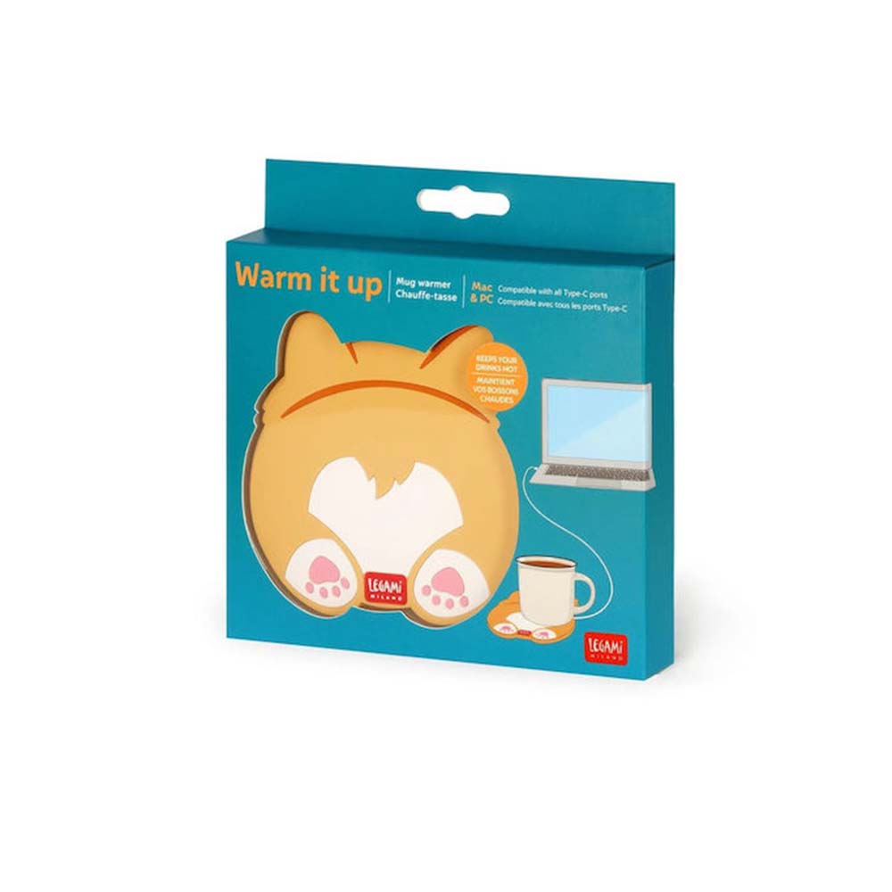 Θερμαινόμενη Βάση USB Mug Warmer Corgi  - Warm It Up! - WIU0011 Legami - 112050
