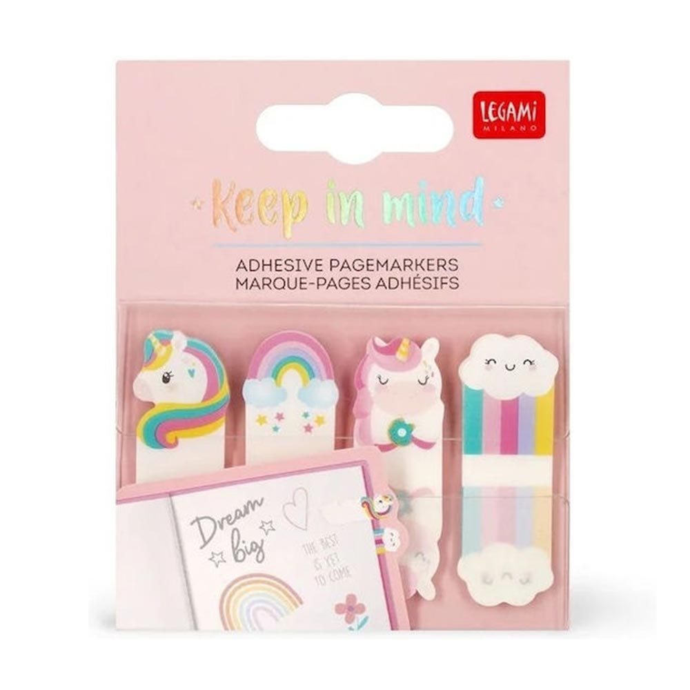 Αυτοκόλλητοι Σελιδοδείκτες Keep in Mind , Unicorn SKN0001 Legami - 103820