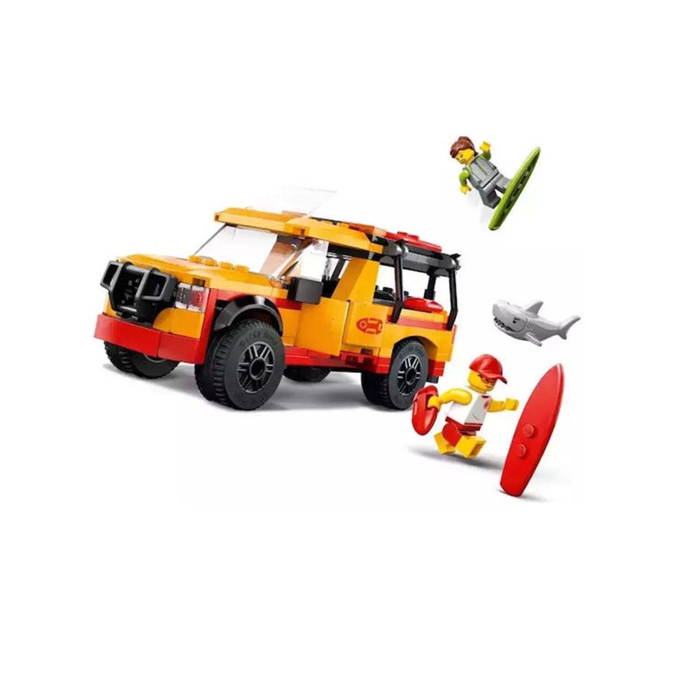City Lifeguard Beach Rescue Truck 60453 Lego - 4